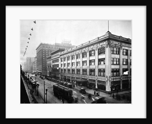 Unidentified Department Store On Corner by Anonymous