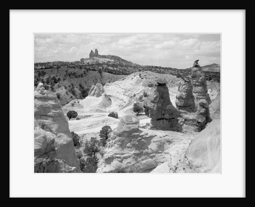 Rock Formations In Desert Of New Mexico by Anonymous