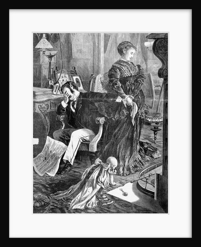 Husband And Wife During 1869 Crisis by Anonymous