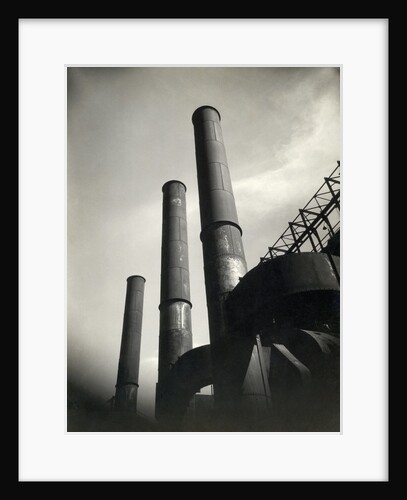 Smoke Stacks of Factory by Anonymous