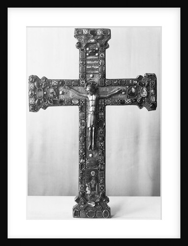 Medieval, Jewel-Encrusted Crucifix by Anonymous