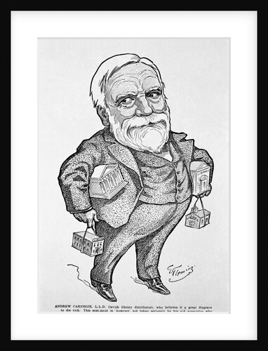 Illustration of Andrew Carnegie by Anonymous