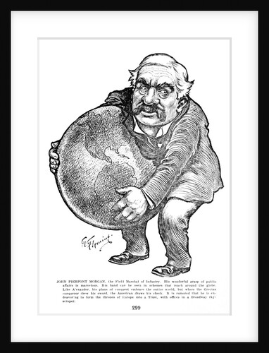 John Pierpont Morgan, the Field Marshal of Industry Cartoon by Thomas Fleming