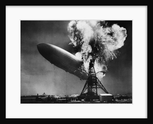 Hindenburg Explosion by Anonymous