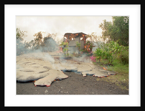 Lava from Kilauea Volcano Consumes Home by Anonymous