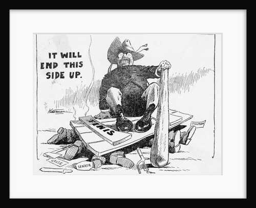 Polit Cartoon Of Teddy Roosevelt by Anonymous