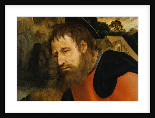 Detail of Joseph from The Rest on the Flight into Egypt by Quentin Massys