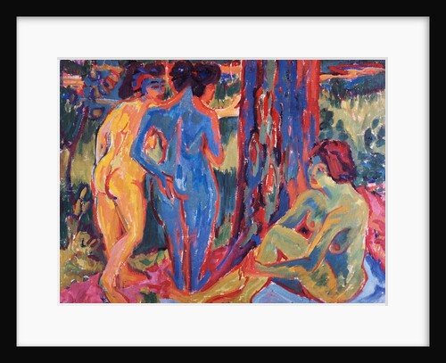 Three Nudes by Ernst Ludwig Kirchner