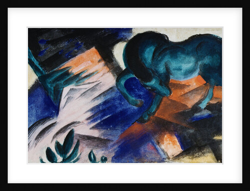 The Green Horse by Franz Marc