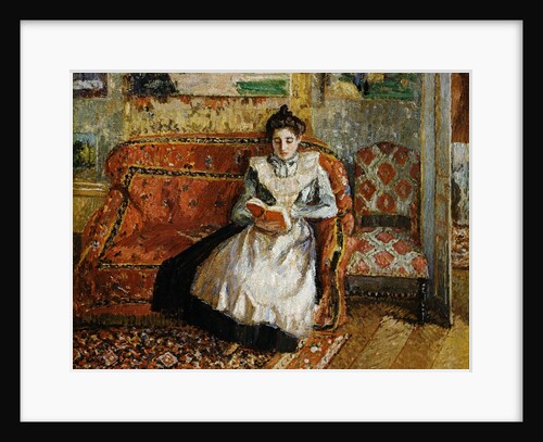Jeanne Pissarro, Reading by Camille Pissarro