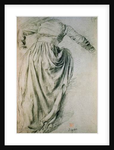 Study of a Draped Woman by Edgar Degas