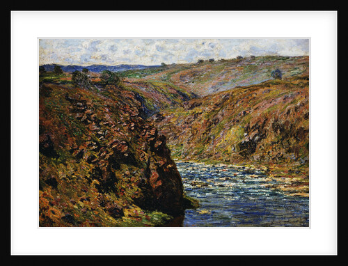 Valley of the Creuse (Sunlight Effect) by Claude Monet