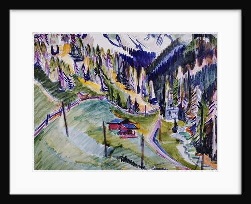 Mountain Landscape by Ernst Ludwig Kirchner