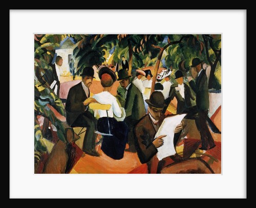 Park Restaurant by Auguste Macke