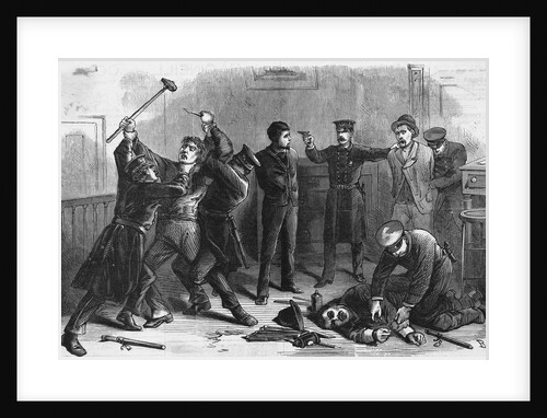 Print Depicting The Capture of the Burglars by the Police by Anonymous