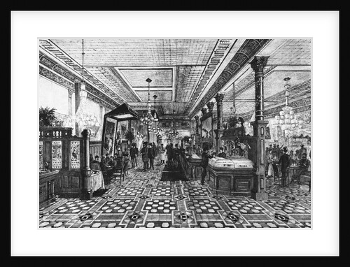 Hoffman Bar Room by F.G. de Fontain