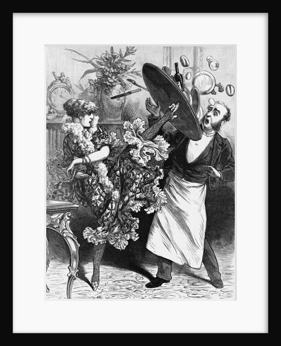 The Bernhardt Kick Newspaper Illustration by Anonymous