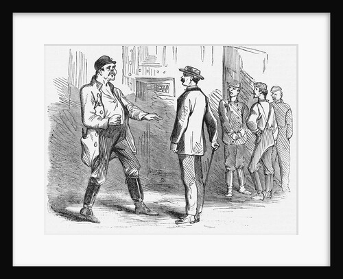 A Gorilla on the Loose Newspaper Illustration by Anonymous