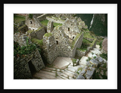 Inca Ruins at Machu Picchu by Anonymous
