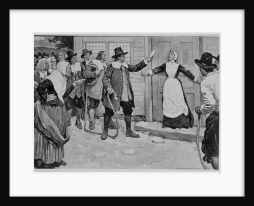 Illustration of a Woman Accused of Witchcraft by Anonymous