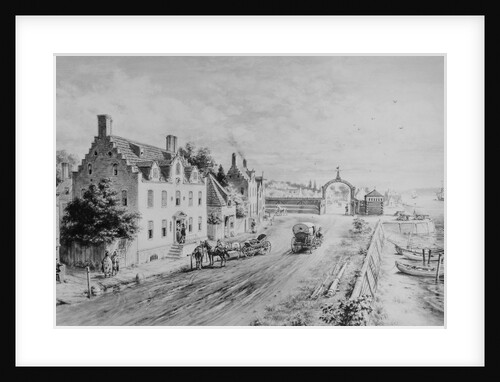 Engraving of William Kidd's House by Anonymous