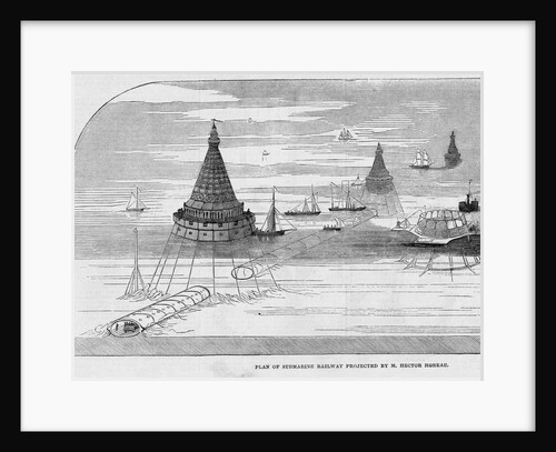 Submarine Railway Print by Anonymous
