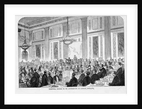 Livingstone's Farewell Dinner by Anonymous