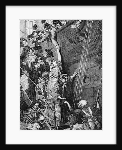 Emigrants Departing Home by Anonymous