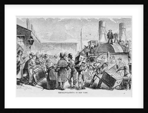 Emigrants Landing in New York by Anonymous