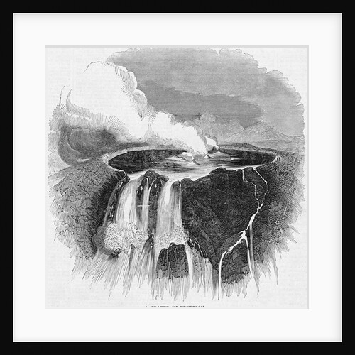 Crater of Vesuvius in Eruption by Anonymous