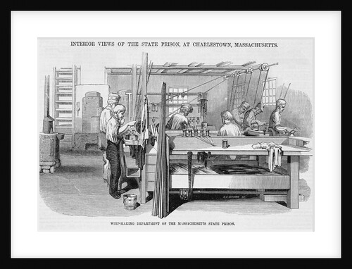Massachusetts State Prison Whip-Making Department by Anonymous