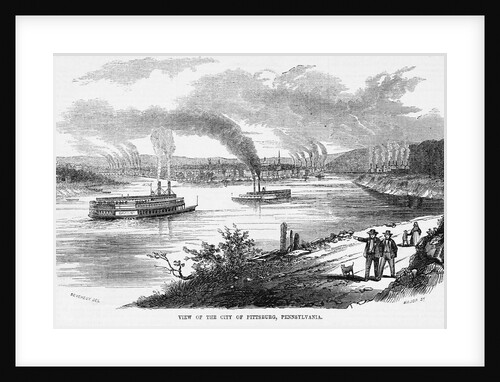 View of the city of Pittsburg, Pennsylvania by Anonymous