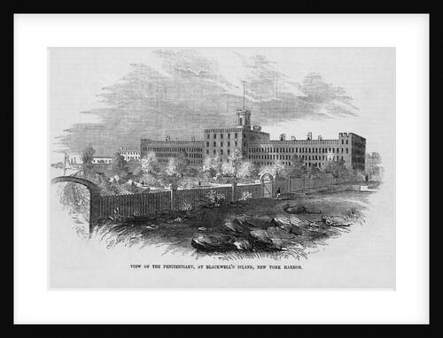 View of the Penitentiary at Blackwell's Island Illustration by Anonymous
