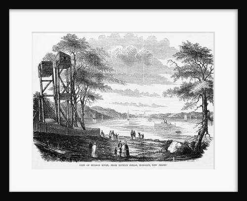 Hudson River from Elysian Fields by Anonymous