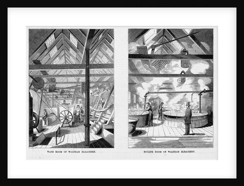Interior Views of Waltham Bleachery by Anonymous