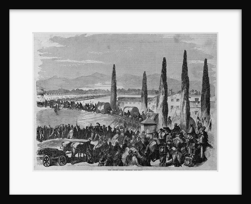 French and Italian Armies Cross the Sesia River by Anonymous