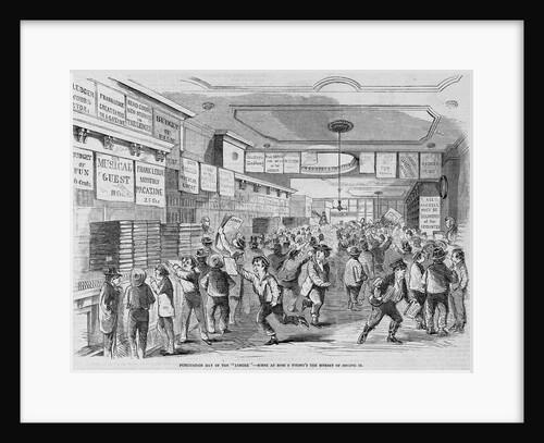 Ledger Day at Ross & Tousey by Anonymous