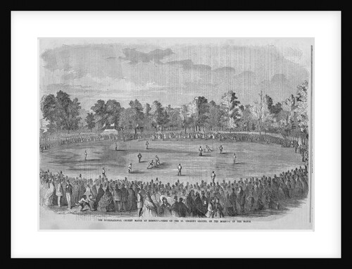 International Cricket Match by Anonymous