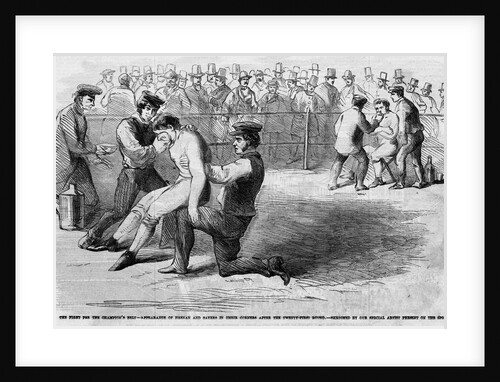 Championship Boxing Match by Anonymous
