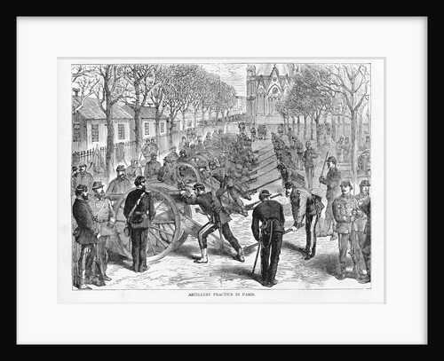 French Army Training Illustration by Anonymous