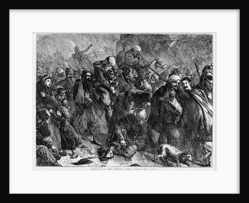 French Army in Retreat by Anonymous