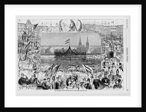 Celebrating the End of the Franco-Prussian War by Anonymous