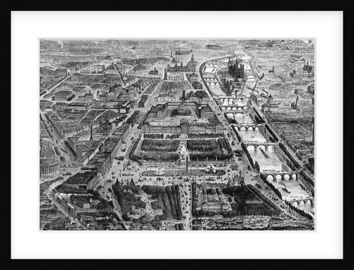 Aerial View of Paris, France by Anonymous