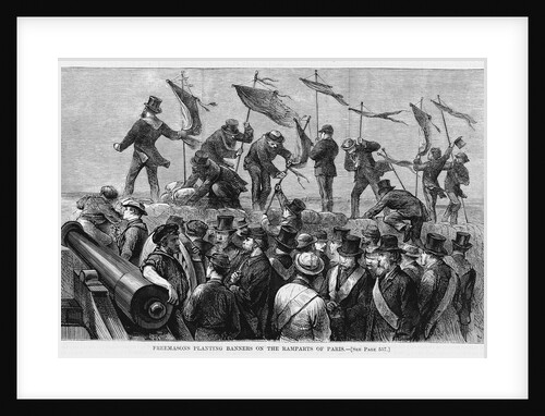 Freemasons During Paris Commune by Anonymous