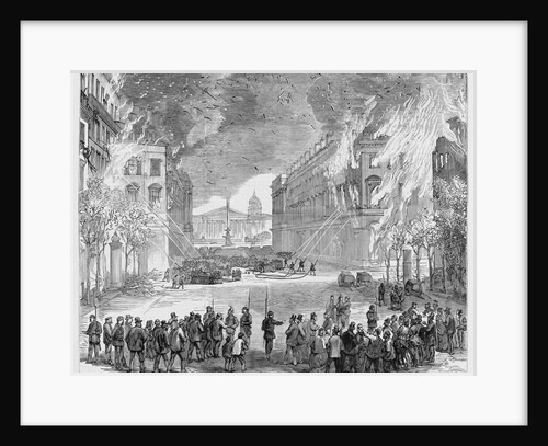 Burning of Paris, France by Anonymous
