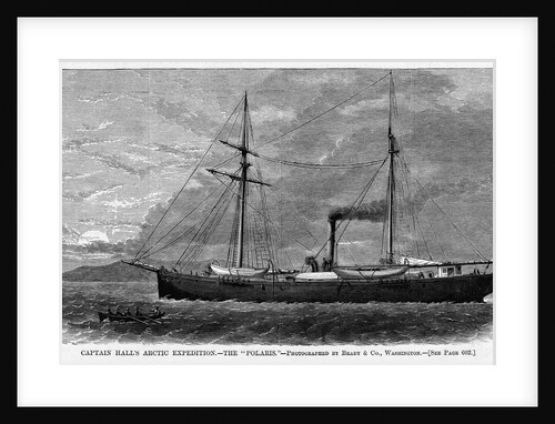 Illustration of Polaris Near Arctic Waters by Anonymous