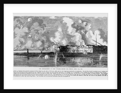 Bombardment of Fort Pulaski by Anonymous
