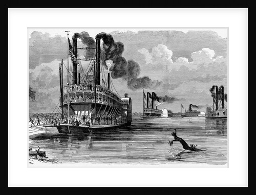 Landing on Riverbank by Anonymous
