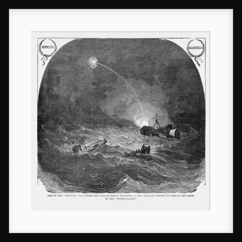 USS Monitor Sinking by Anonymous