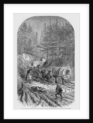 Federal Baggage Train by Anonymous